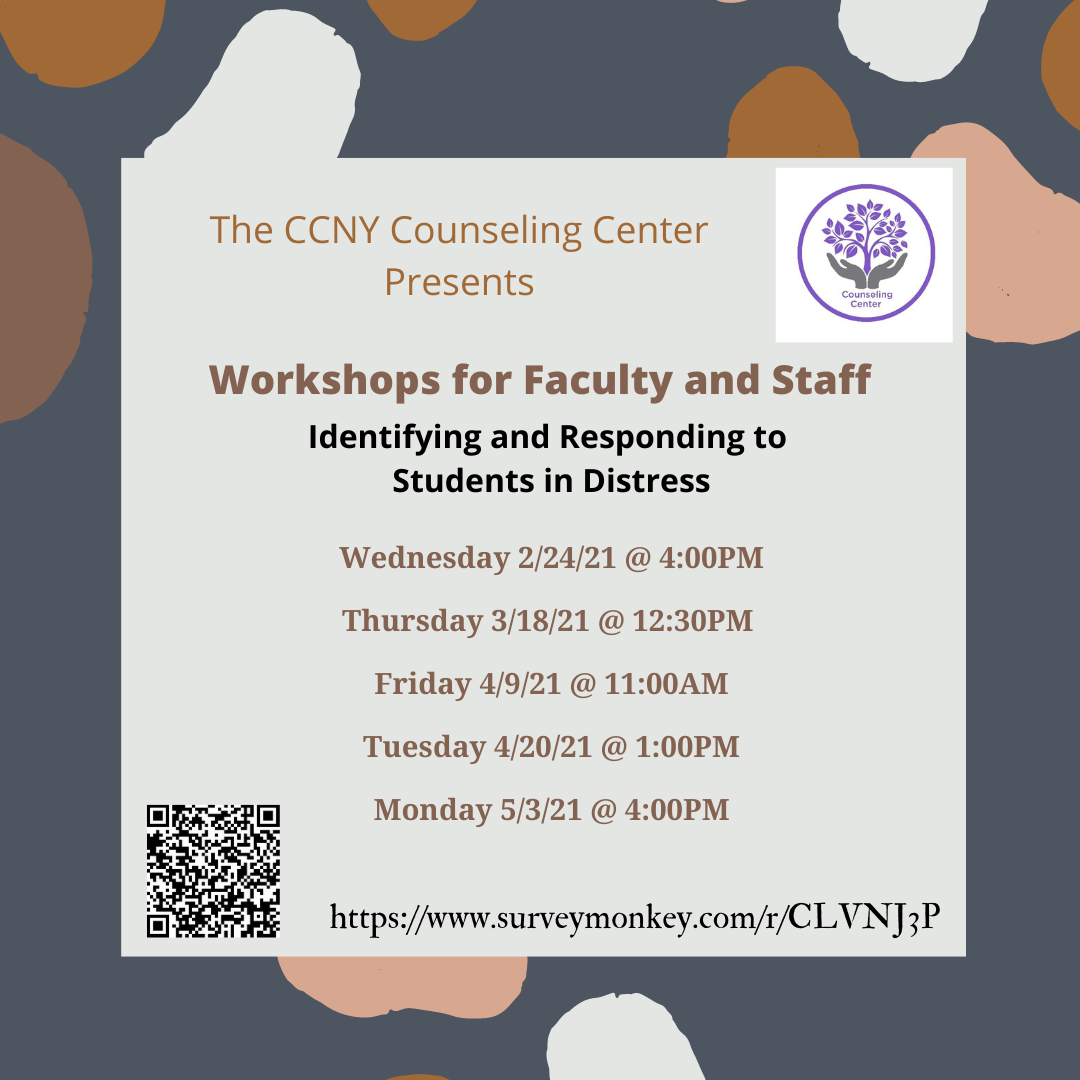 Faculty and Staff Workshops - Spring 2021