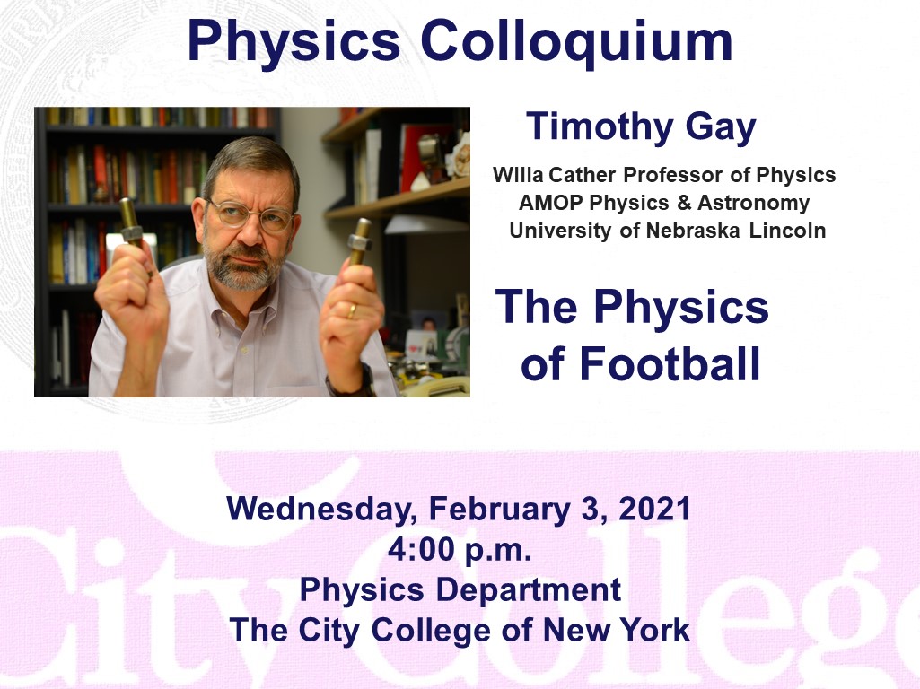 Timothy Gay Colloquium
