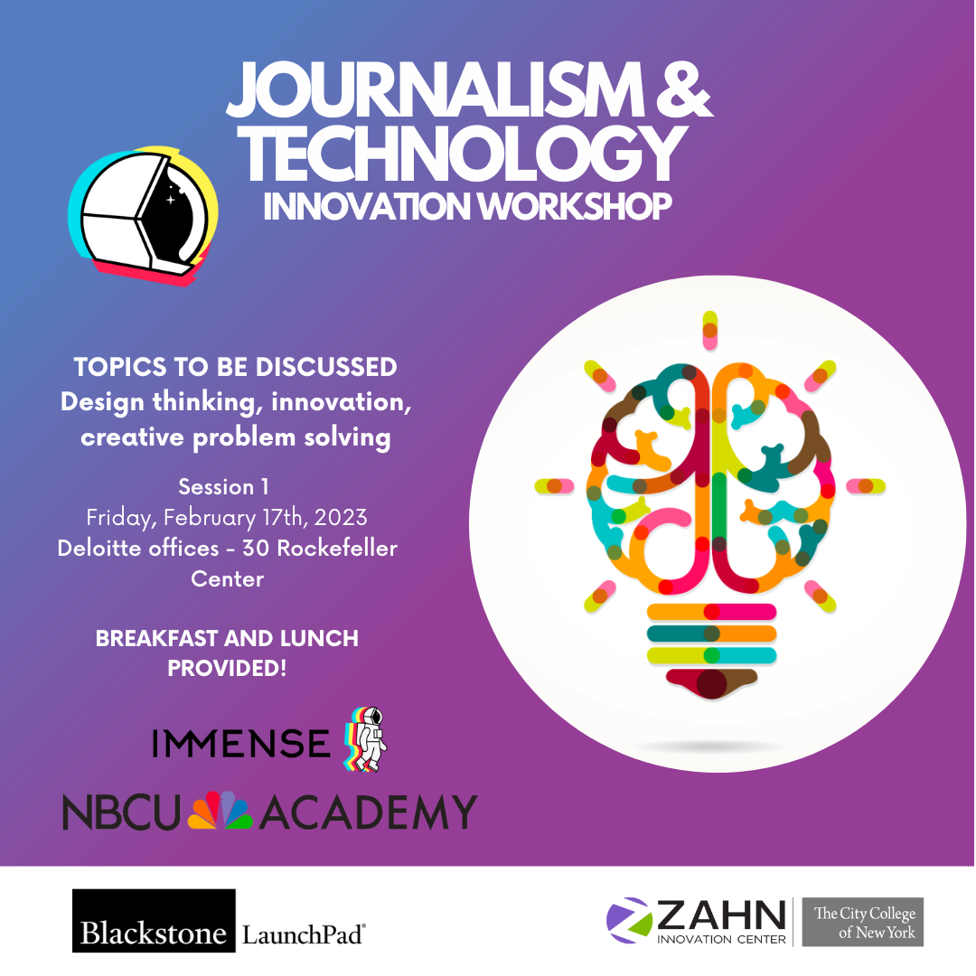 Journalism Event Day 1 Flyer