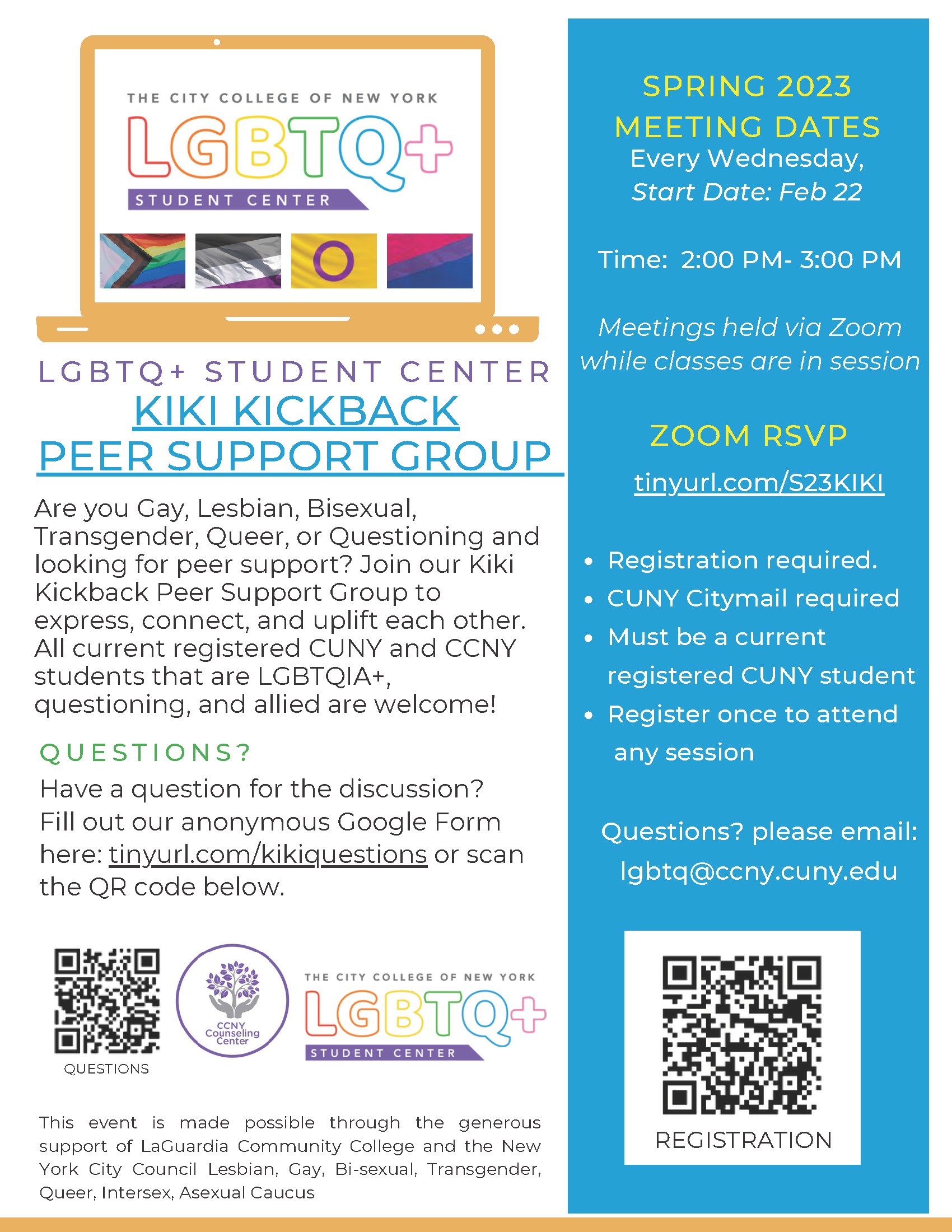 LGBTQ+ group - spring 23