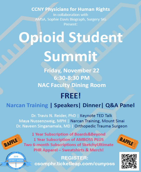 Opiod Student Summit Flyer