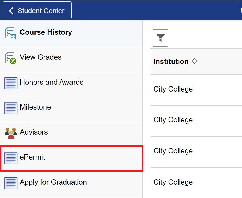 City Central - CUNYfirst MyInfo