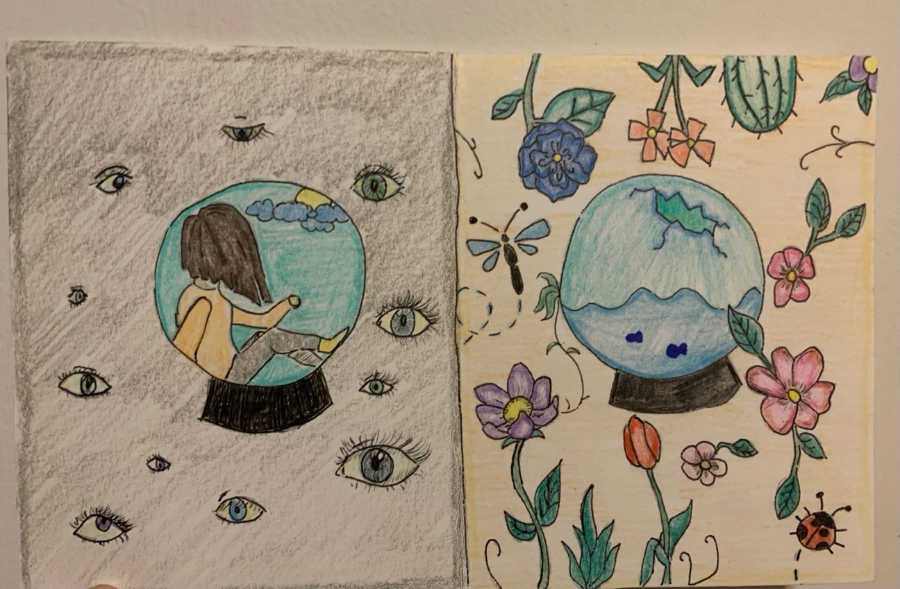 Students work