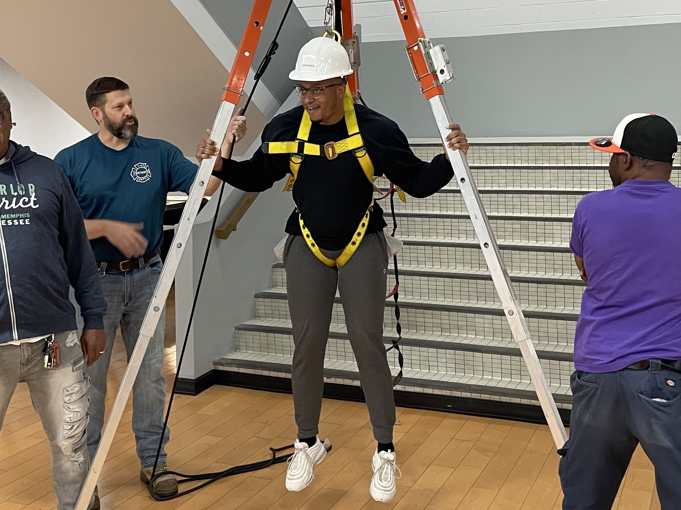Site safety training at RIWI