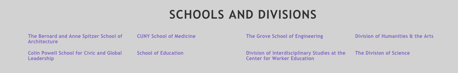 School and Division example