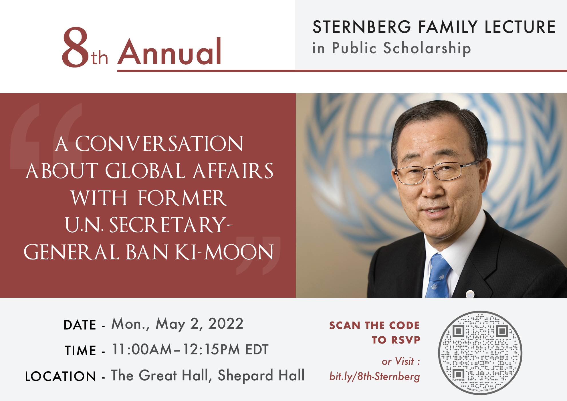A Conversation About Global Affairs with Former U.N. Secretary-General Ban Ki-moon