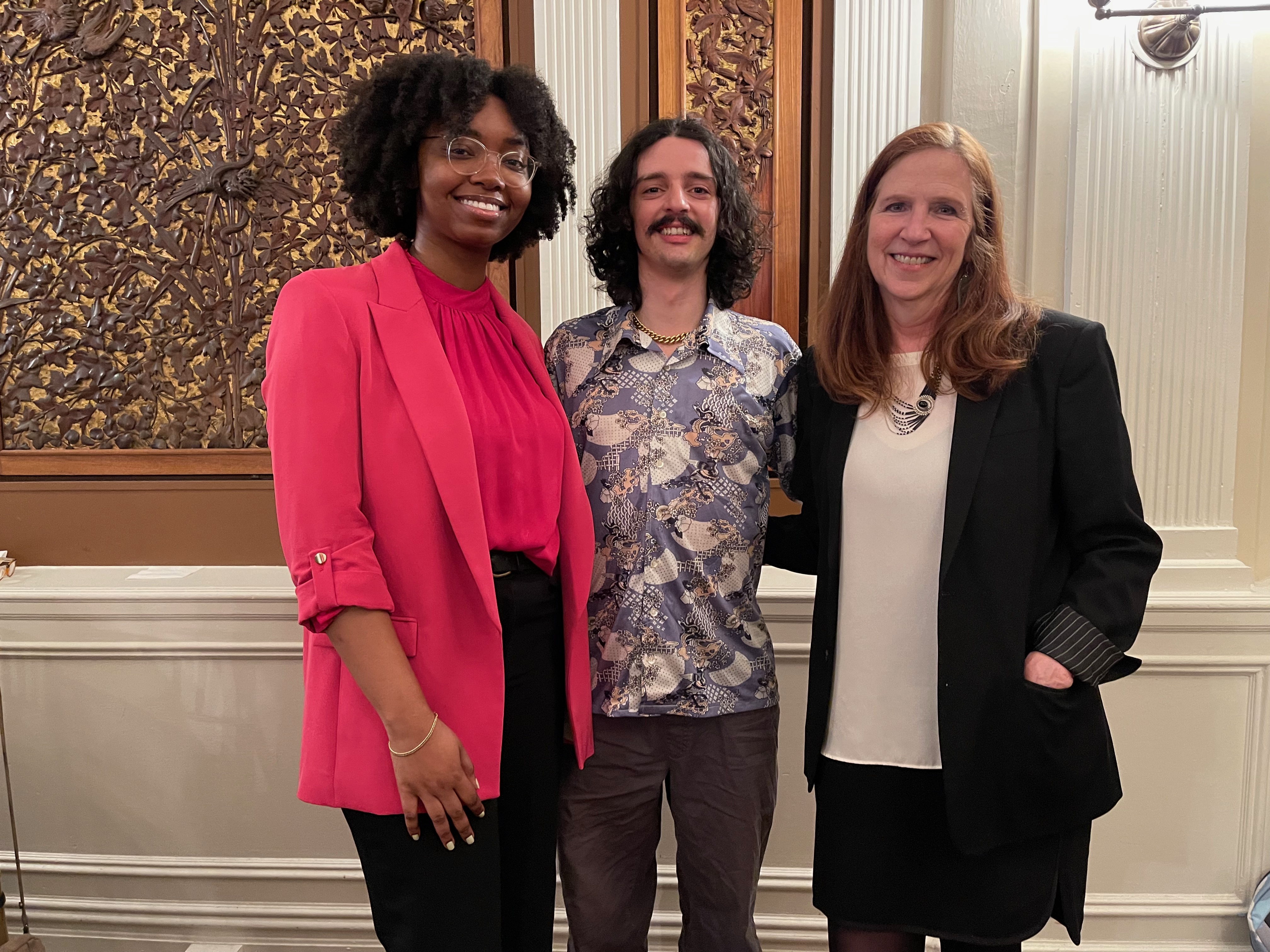 Sheria Stallings, Luca Goldmansour, Susan Thorson journalism award winners 