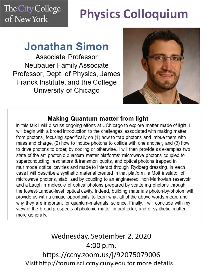 Simon Colloquium Flyer