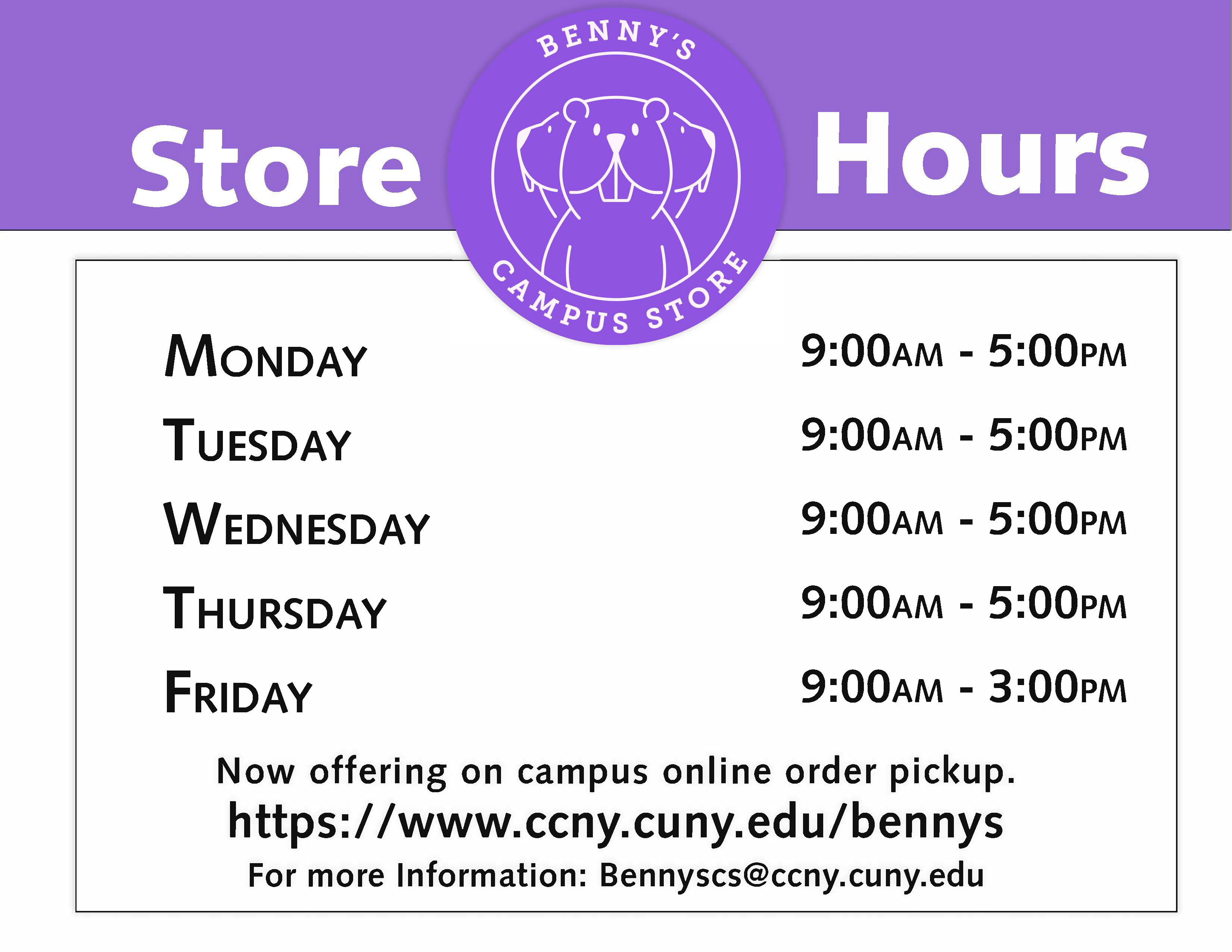 Store Hours