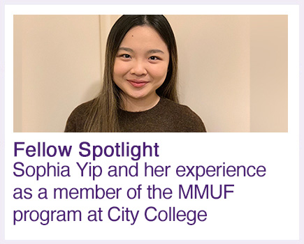 Sophia Yip and her experience as MMUF fellow