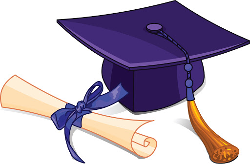 Graduation purple hat