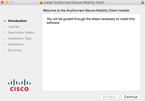 install the software MAC