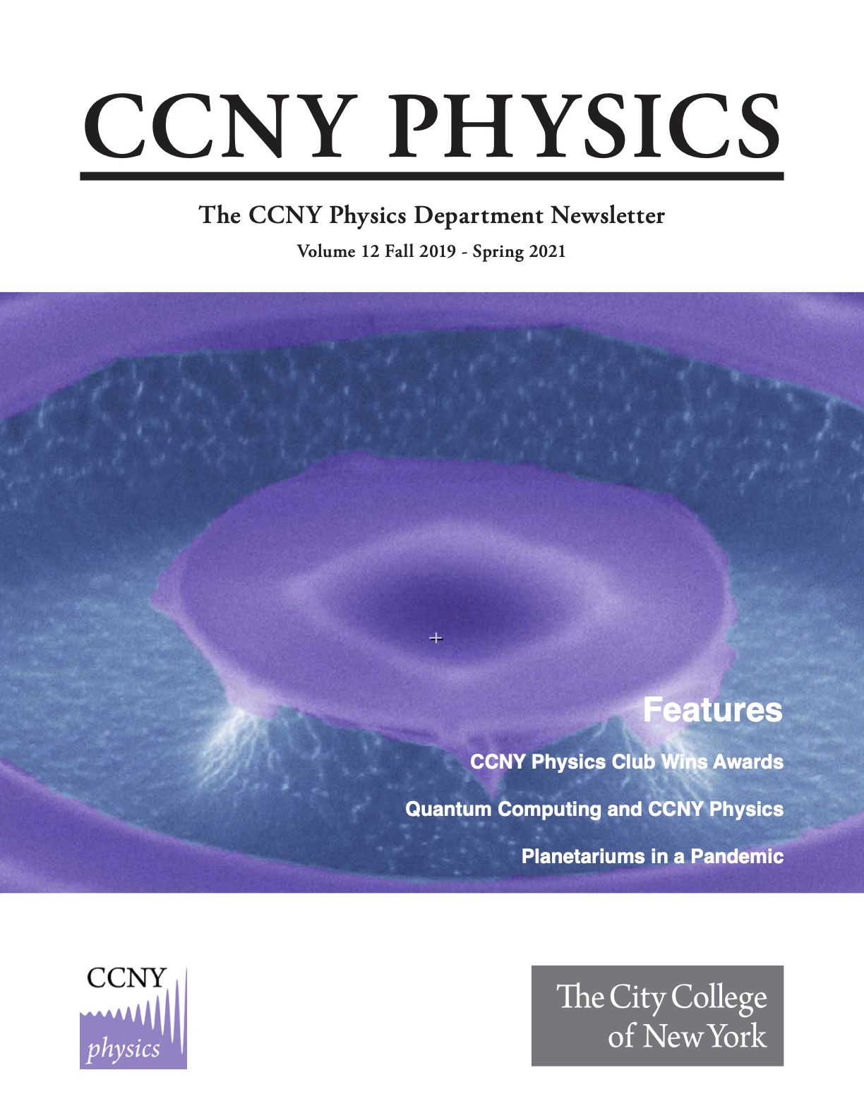 Physics Newsletter 2019-2020 cover