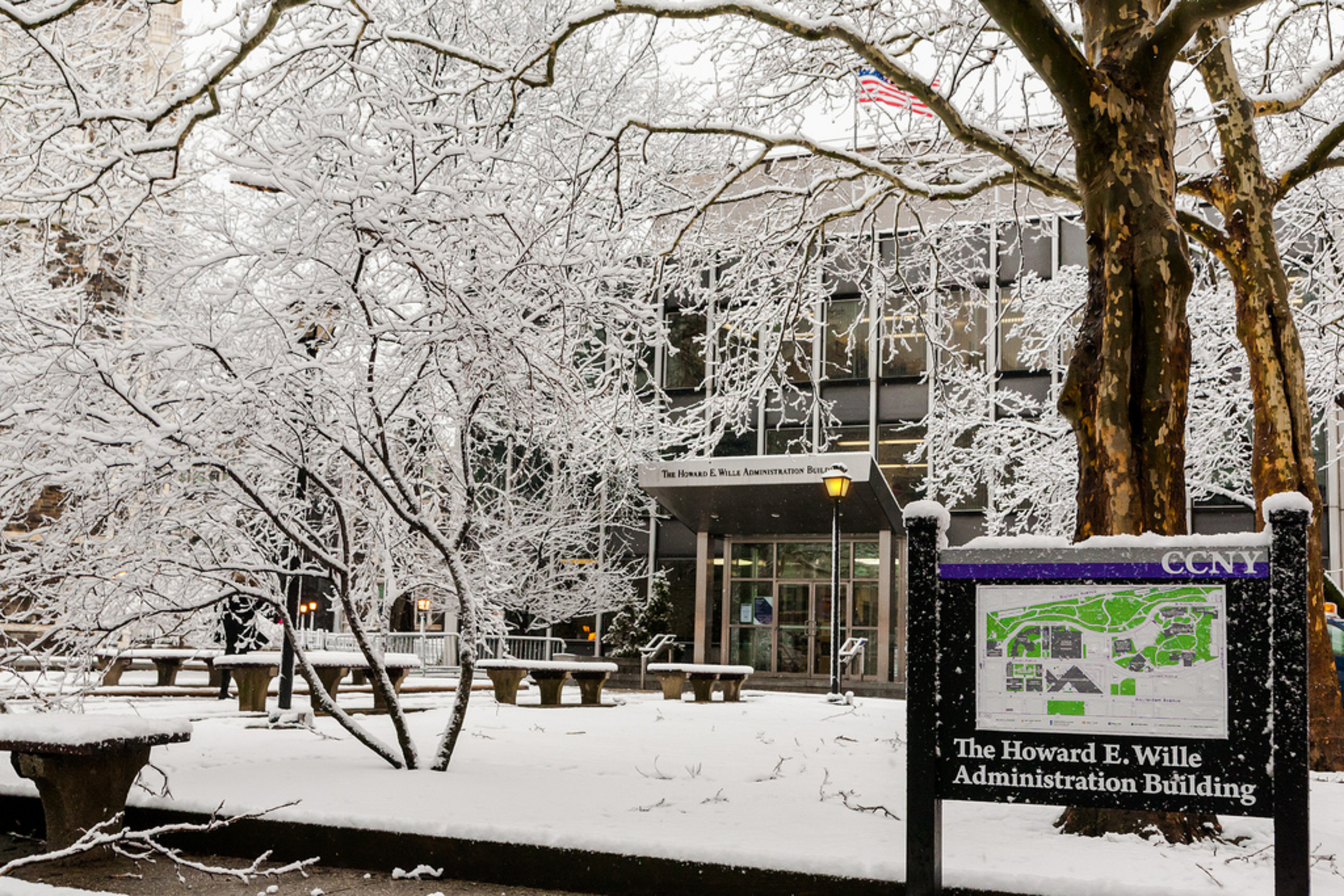 Administration Building_snow day