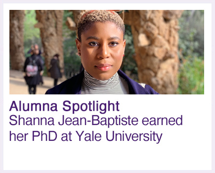 Shanna Jean Baptiste got her PhD
