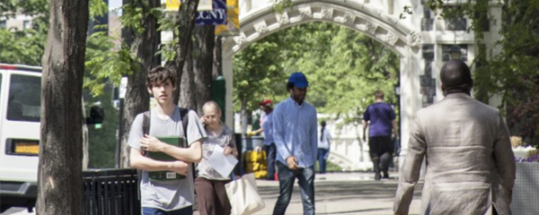 CCNY Students on campus