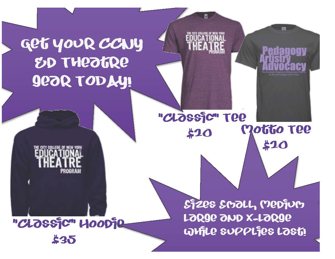 Educational Theatre t-shirt flyer