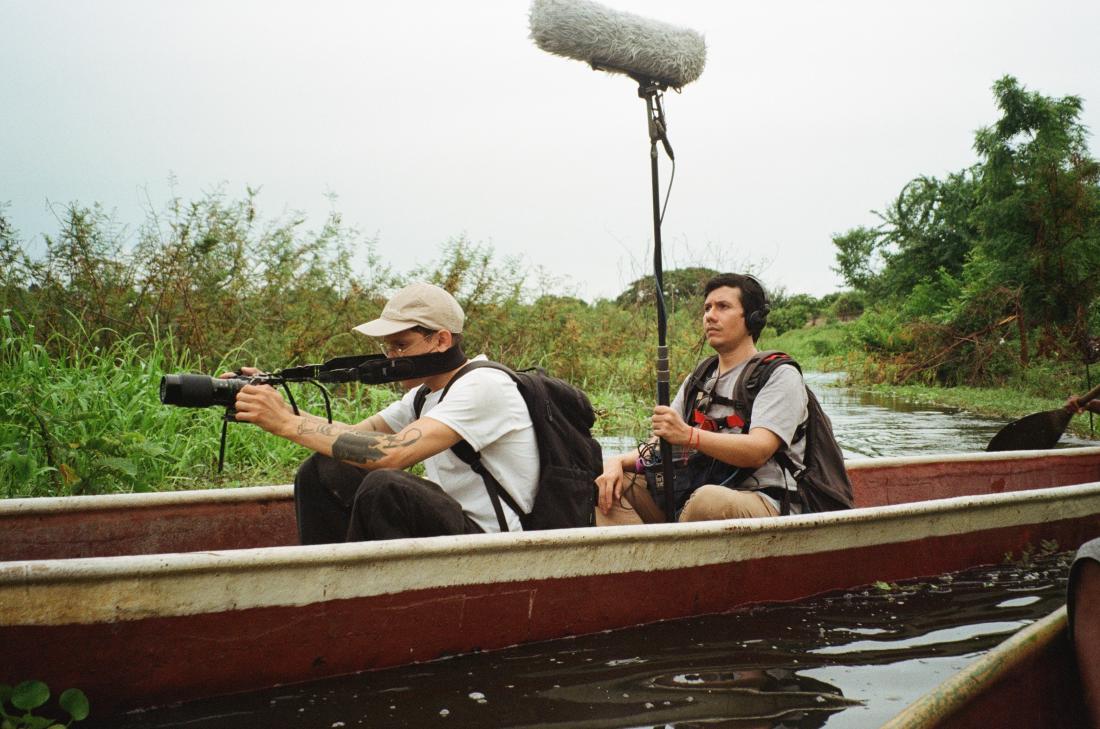 Image of a documentary shoot