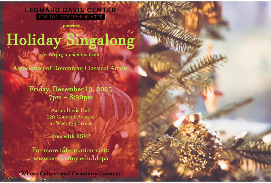 Celebrate the joys of the holiday with song and a full ensemble of musicians