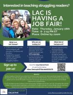 LAC IS HAVING A JOB FAIR!