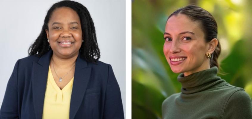 Dr. Deidre Anglin and Alexandria Selloni