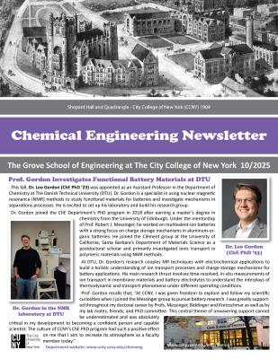 ChE Newsletter Front Page Image