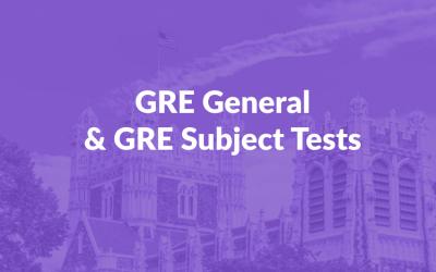 GRE General & Subject Tests