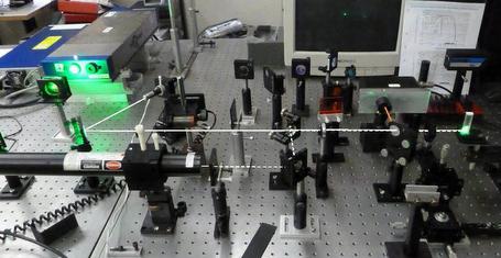 Resonance Raman technique developed by Robert Alfano's team at CCNY