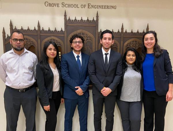 CCNY student team that placed first in the AIAA Design-Build-Fly 2020 competition.