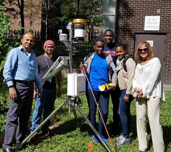 Tarendra Lakhankar_CCNY weather stations around NYC