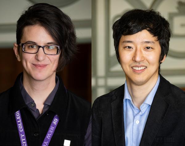 NEH 2020 Fellowship recipients Yaari Felber-Seligman [left] and Seiji Shirane. 