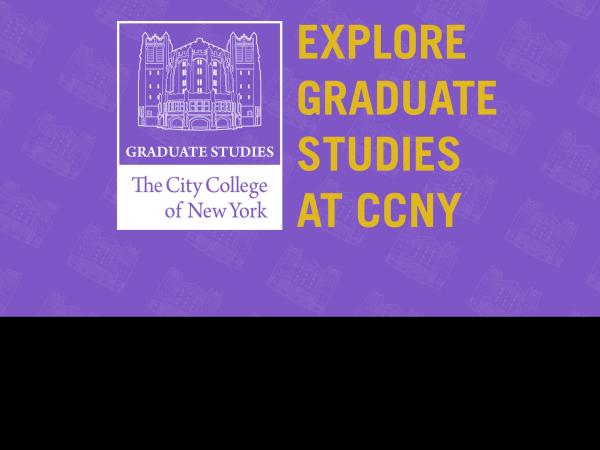 CCNY Graduate studies 2020_3 | The City College of New York