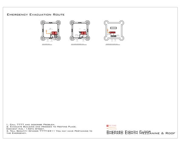 Shepard Hall - Evacuation Route 10