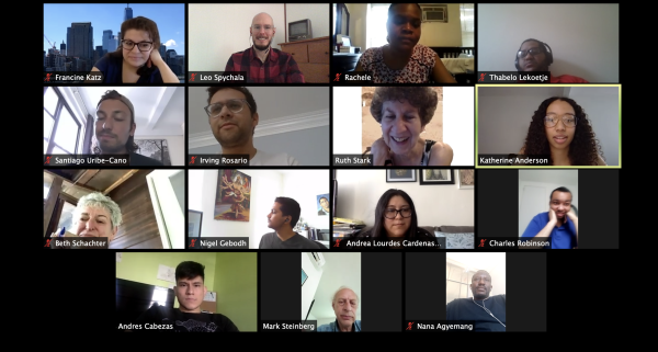 A screen shot of a G-RISE Zoom Meeting