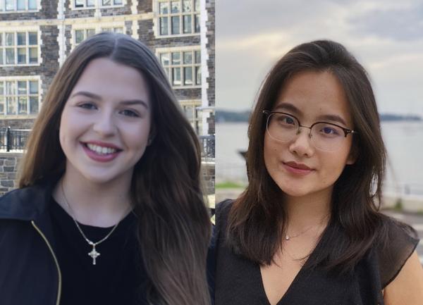 2021 Eisenhower Fellows Karissa Collins and Huan Ying Zhang