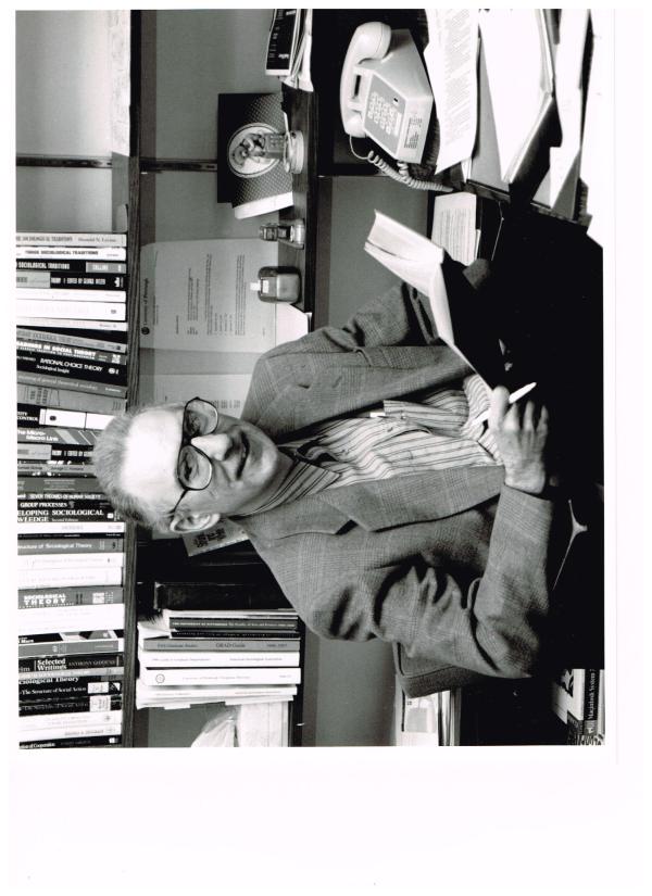 Thomas J. Fararo (1933-2020), CCNY alum and benefactor 