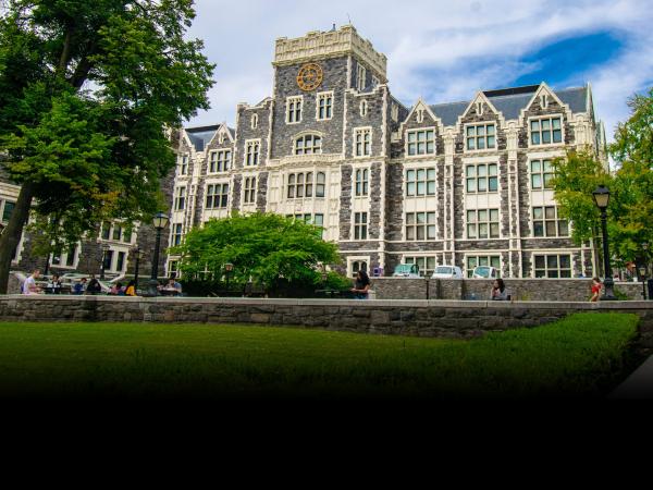CCNY Campus With Students