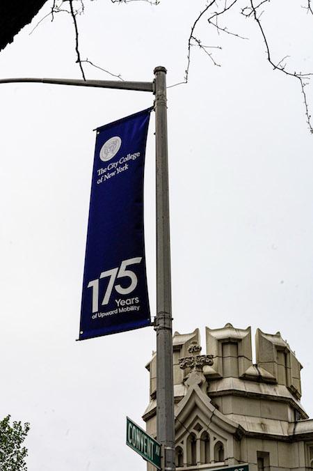 CCNY's 175th Anniversary Flag