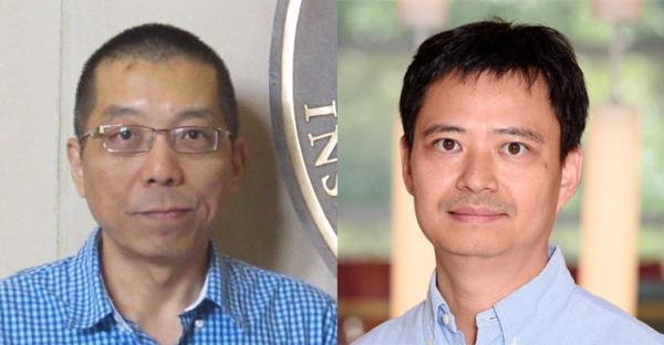 CCNY computer scientist Jie Wei [left] and Haibin Ling of SUNY Stony Brook