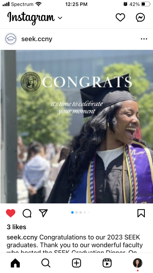 IG, seek.ccny: CONGRATS, it's time to celebrate your moment!
