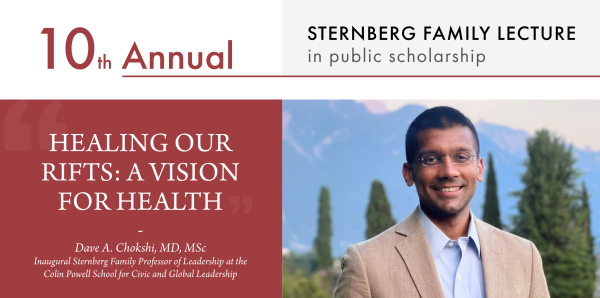 10th Annual Sternberg Family Lecture in Public Scholarship