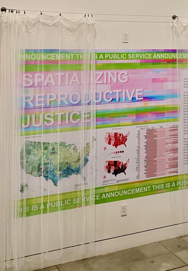 CCNY co-curated Spactializing Reproductive Justice student Exhibition at the Center for Architecture