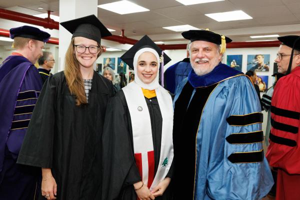 Graduate Commencement Speaker Backstage