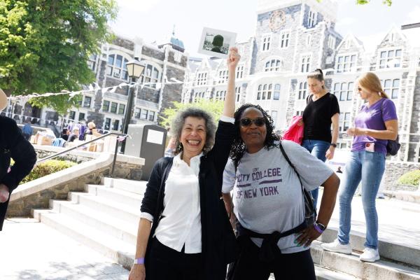 Alumni at CCNY Quad