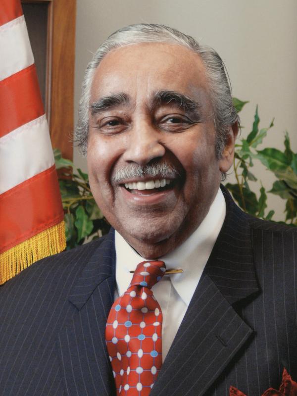 Former United States Congressman Charles B. Rangel,