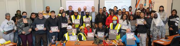 RIWI graduates with Rep. Espaillat_2026