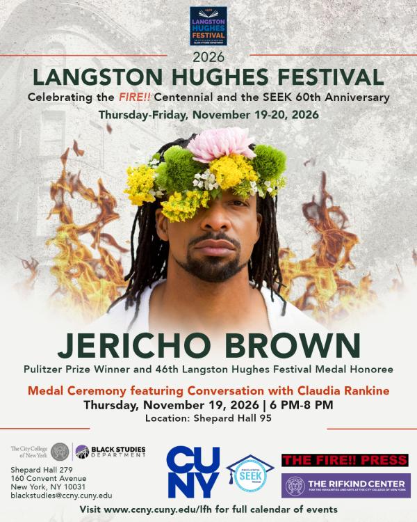 2026 Langston Hughes Festival Flyer