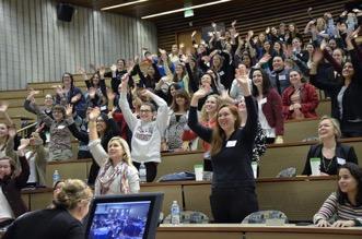 Conference of Undergrad Women in Physics group photo