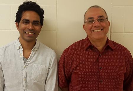 Mahesh Lakshman and Hari Akula HIV research team