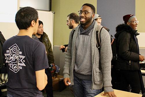 Students at the Facebook with Cybersecurity Event